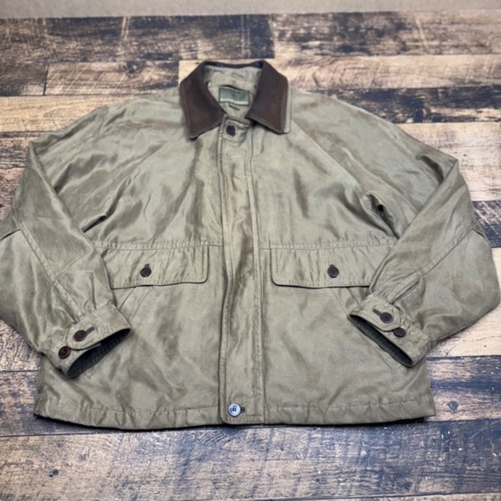 Rainforest‎ Suede Jacket Thermolite Active Insulation Barn Coat Lined L
